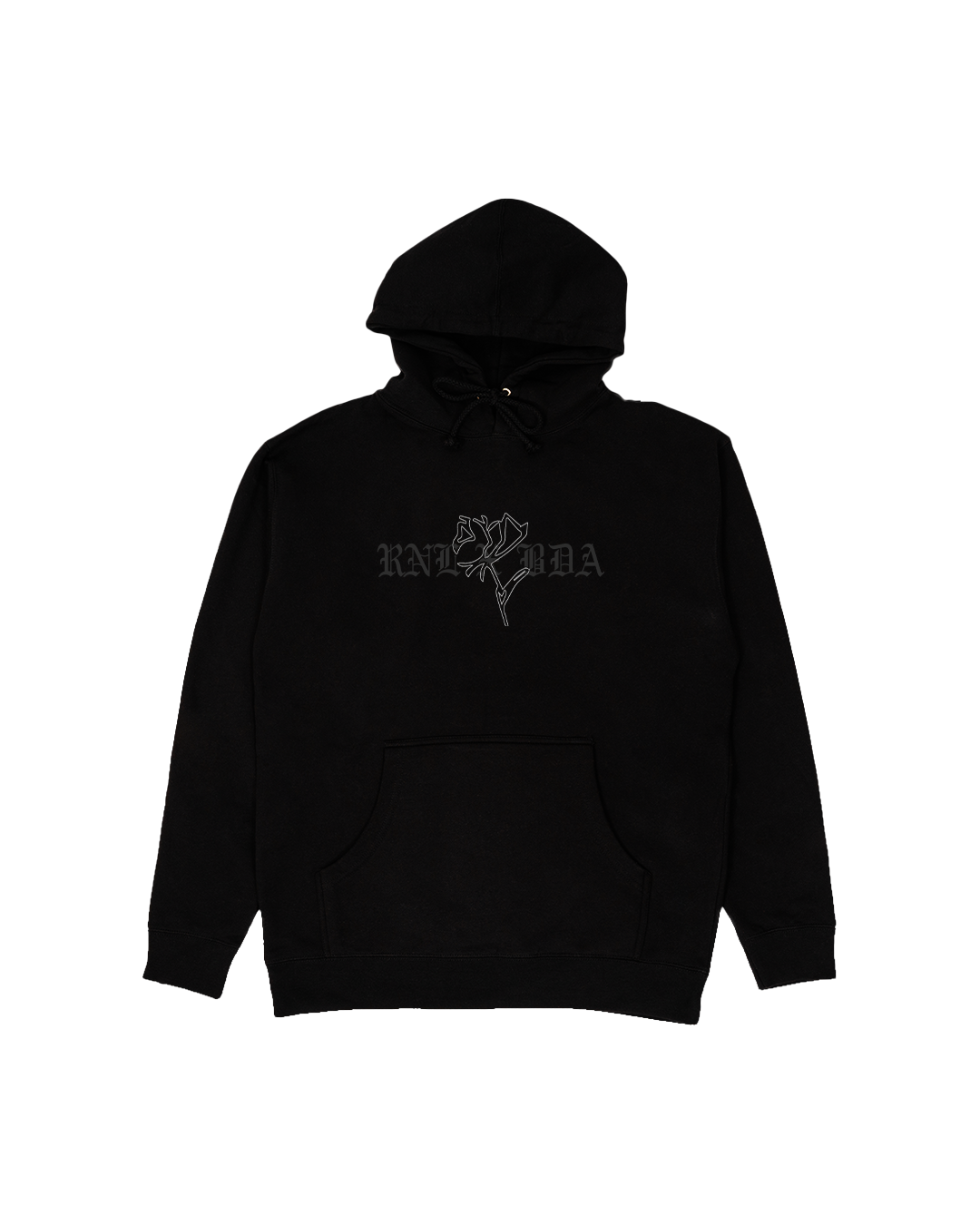 Flower Hoodie (Black)