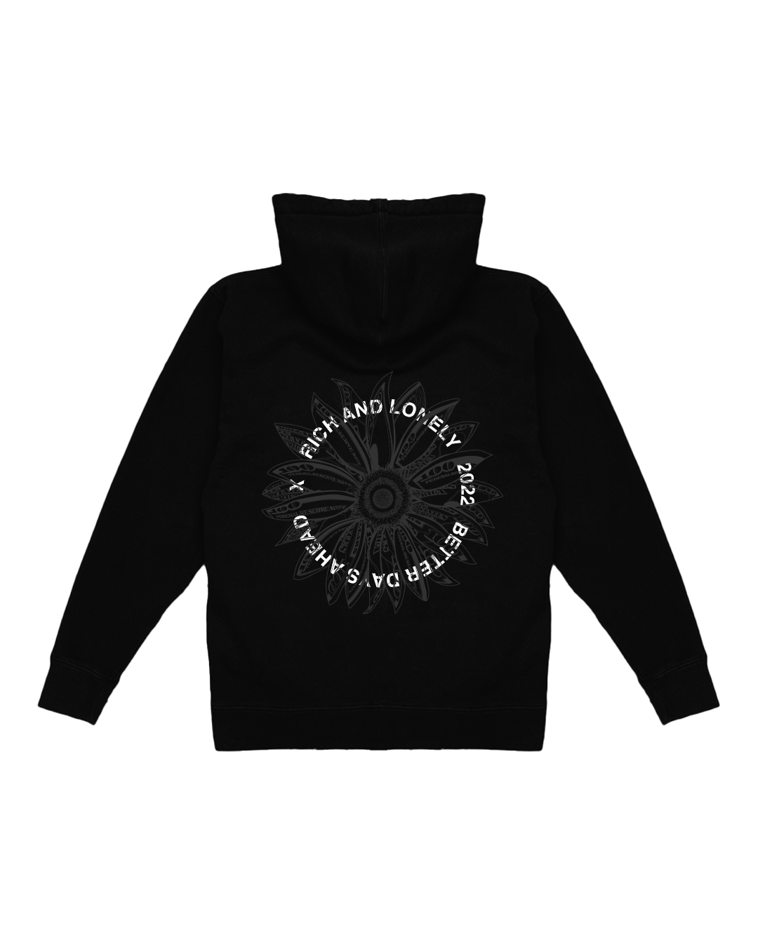 Flower Hoodie (Black)