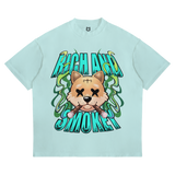 RICH AND SMOKEY BLUE TEE