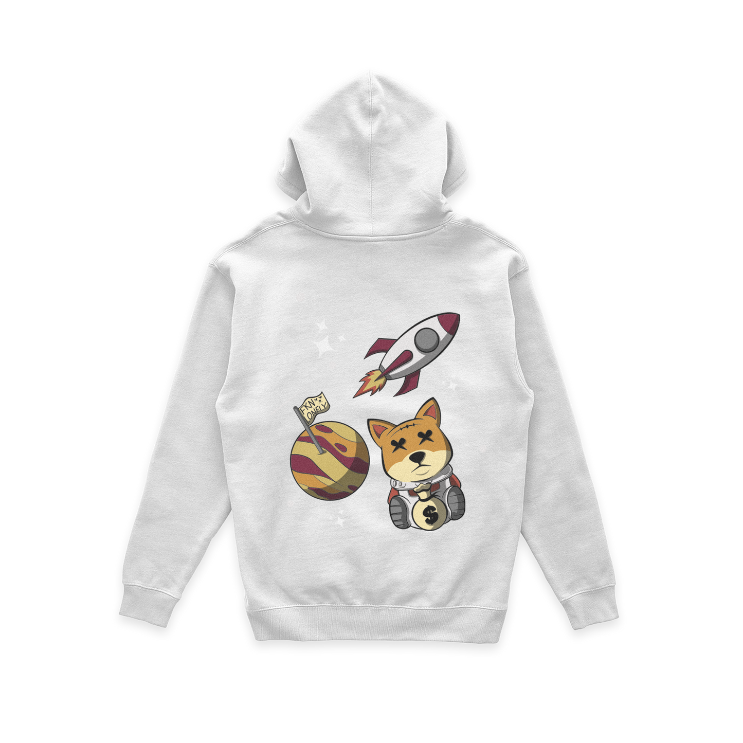 ASTRO Hoodie - White - Full Illustration