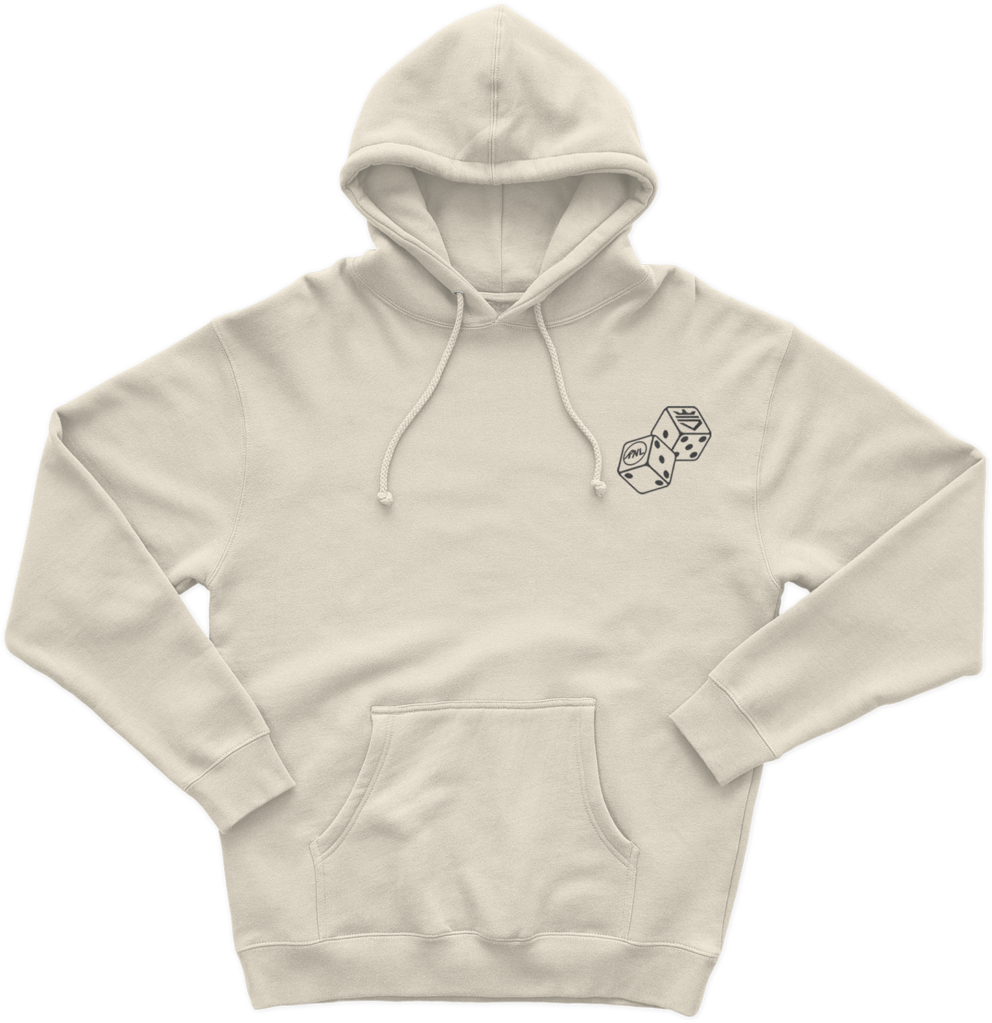 Rich and Lucky Hoodie - Bone