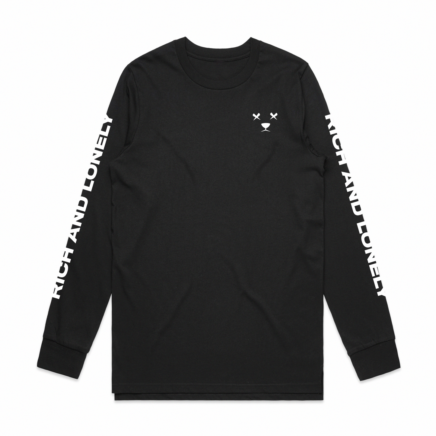 RNL Essential Long Tee Black