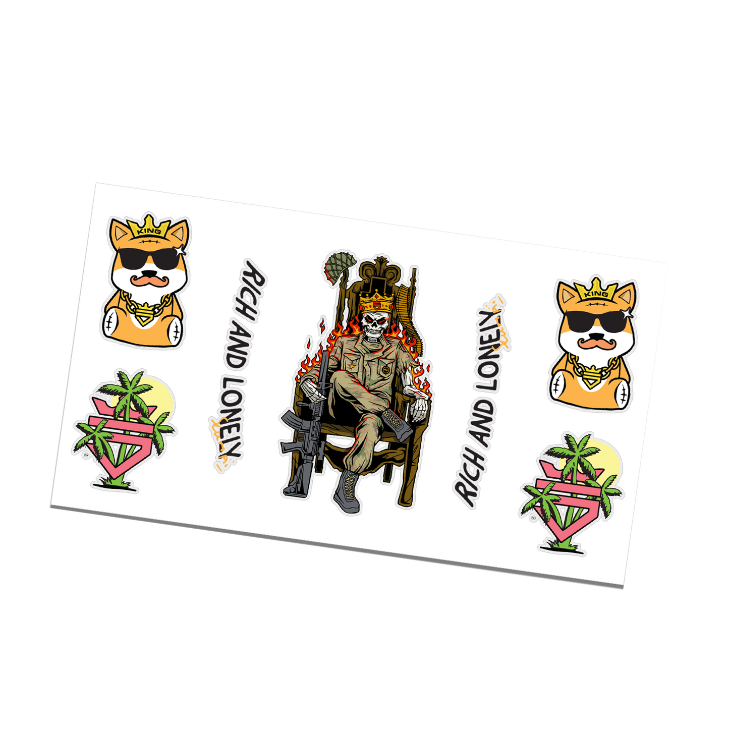 Rich and Lonely x Scump "Prestige" sticker pack