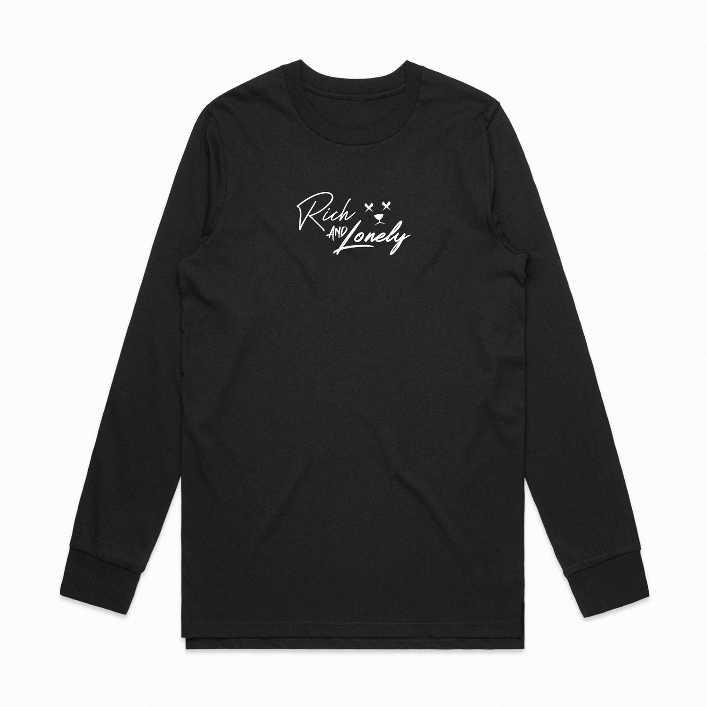 RNL Signature Long Tee Black