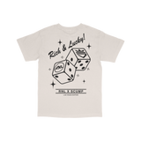 Rich and Lucky Tee - Cream (Black Ink)