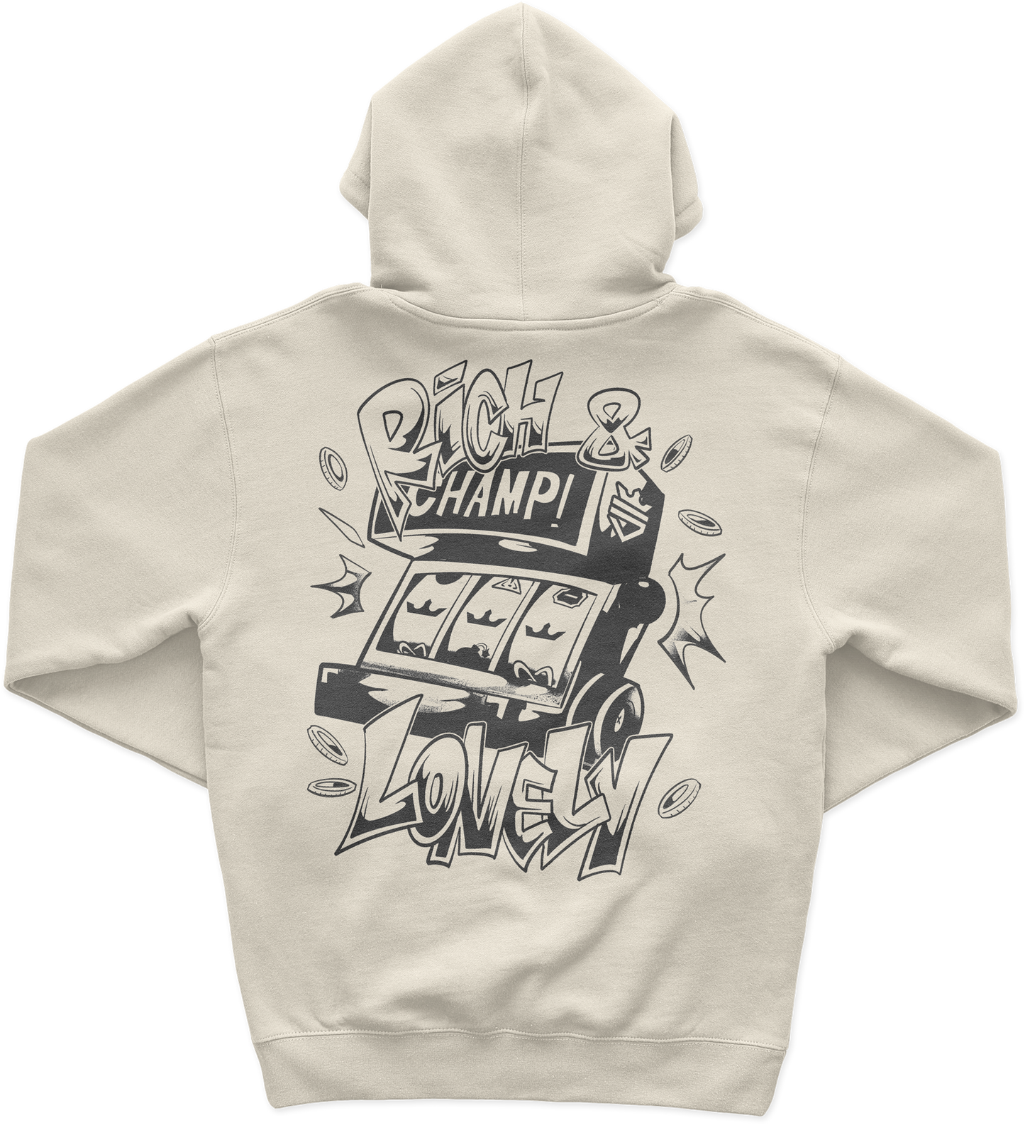 Champions Slots Hoodie - Bone