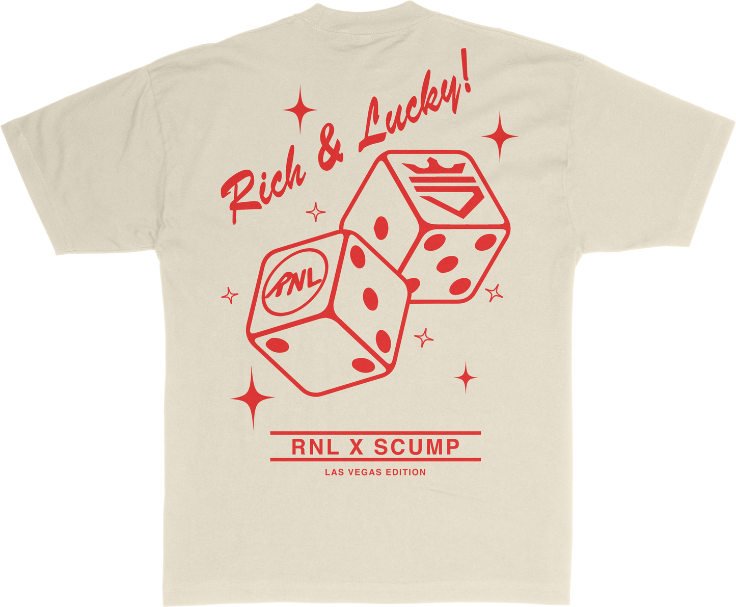 Rich and Lucky Tee - Cream