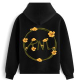 RICH AND LONELY WILDFLOWER HOODIE - BLACK