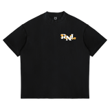RICH AND LONELY WILDFLOWER TEE - BLACK