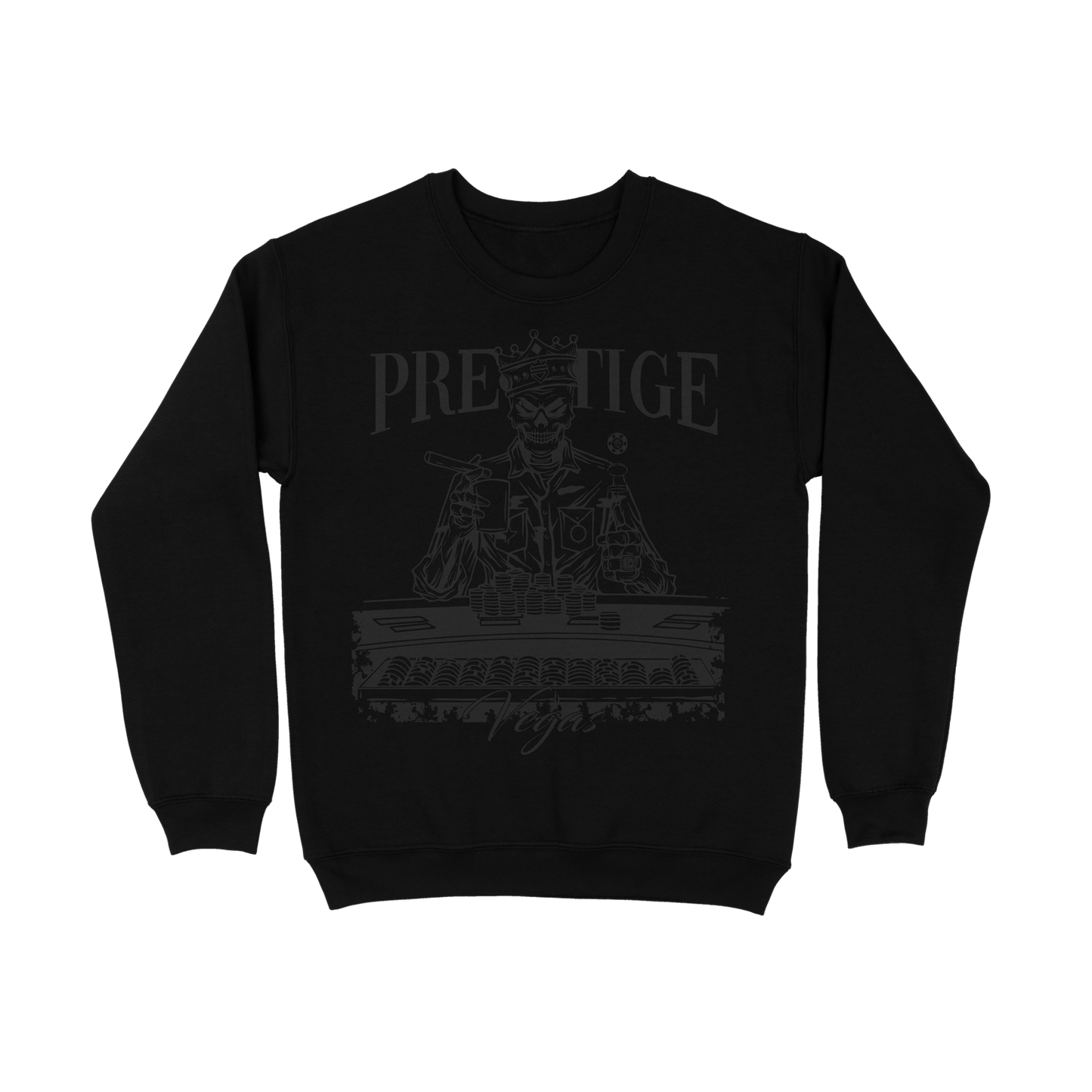 Prestige Vegas Crewneck - Black
