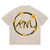 RICH AND LONELY WILDFLOWER TEE - BONE