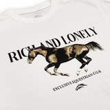 RNL X The Flank Stallions "Equestrian" Tee (White)